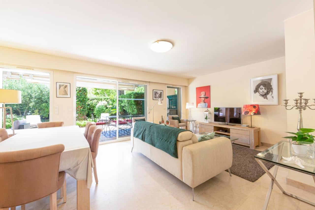 Apartment 2 Bedrooms2 Bathroomsdouble Terrace & Garden In Palm Beach Area Cannes Exterior photo