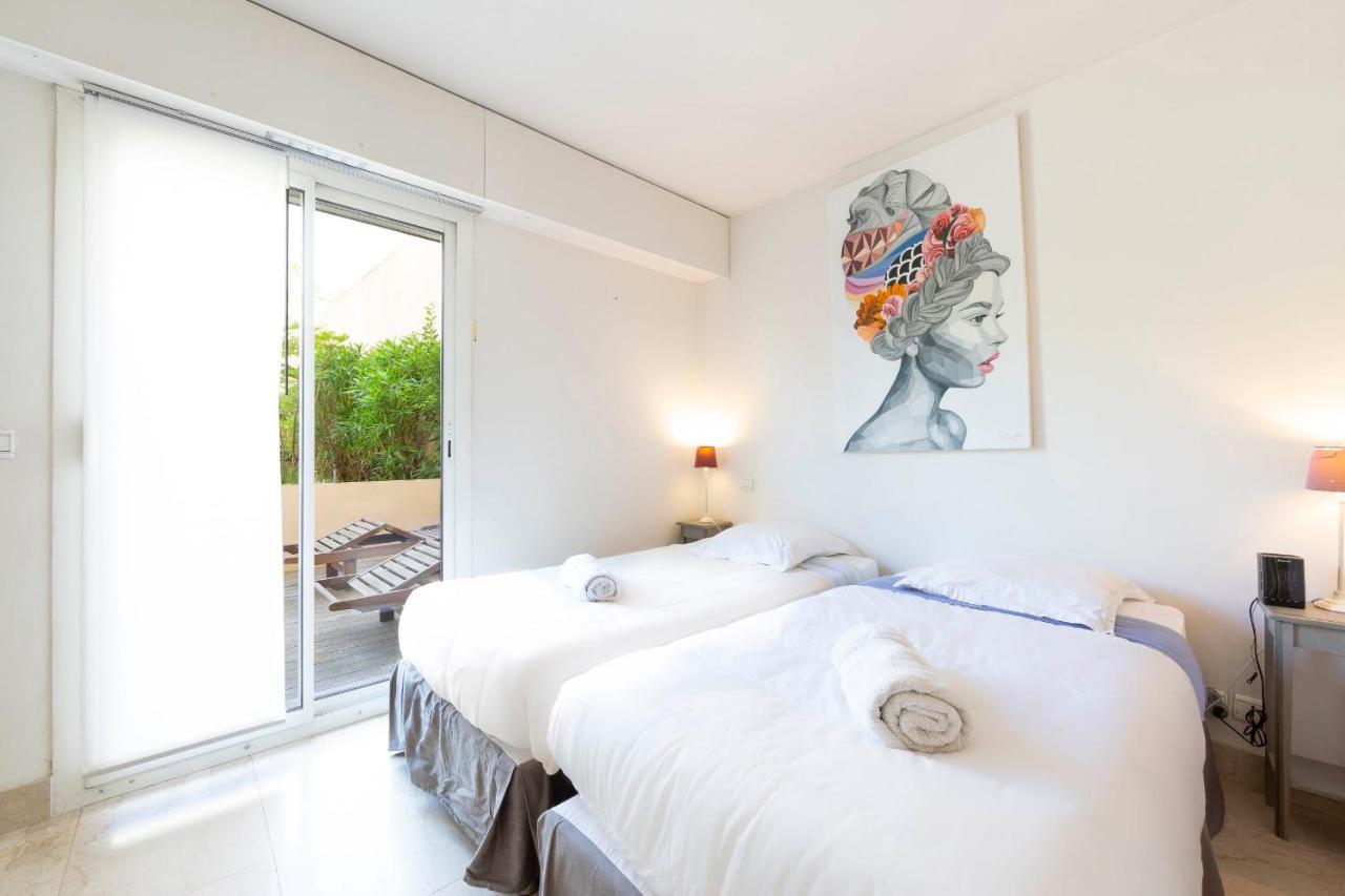Apartment 2 Bedrooms2 Bathroomsdouble Terrace & Garden In Palm Beach Area Cannes Exterior photo
